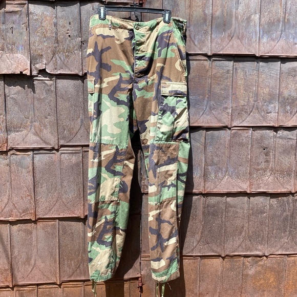 Camouflage military combat pants med long trousers hot weather woodland national - Picture 1 of 13